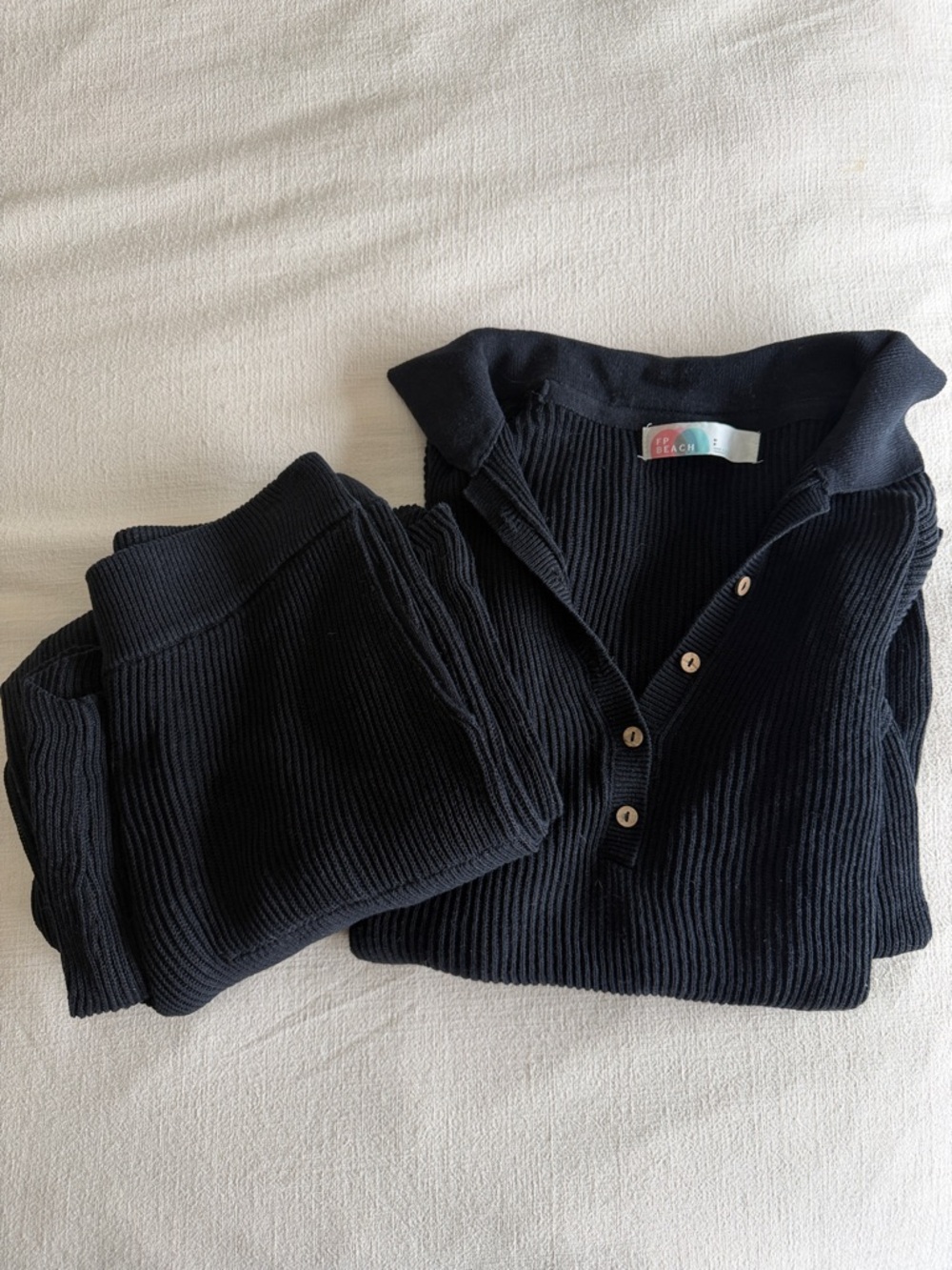 Free People Black Picnic Set